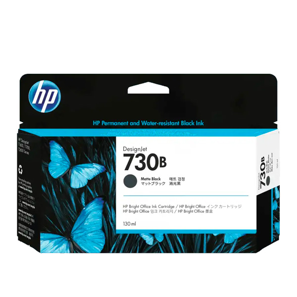 HP 730B 130ML MATTE BLACK INK CARTRIDGE 