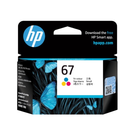 HP 67 TRI-COLOR ORIGINAL INK CARTRIDGE 