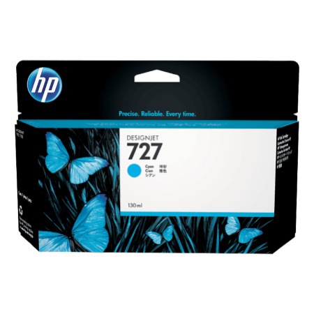 HP 727 130-ML CYAN INK CARTRIDGE 