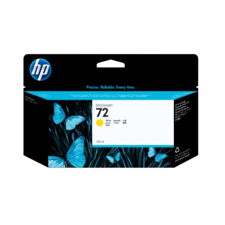 HP 72 130ML YELLOW INK CARTRIDGE 