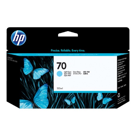 HP 70 LIGHT CYAN 130ML INK CARTRIDGE 