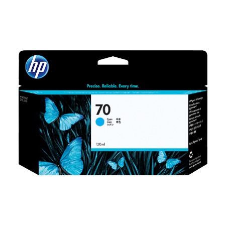 HP 70 CYAN 130ML INK CARTRIDG 