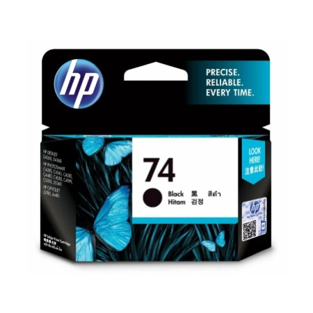 HP 74 BLACK INKJET PRINT CARTRIDGE 