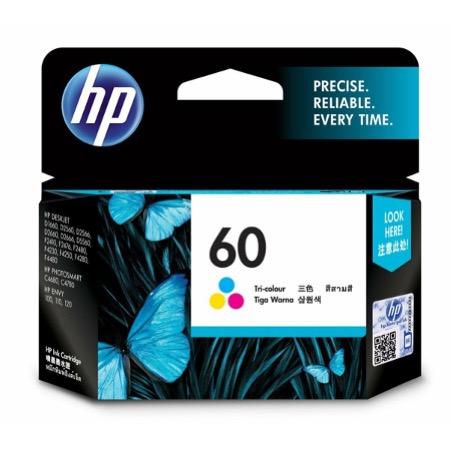HP 60 TRI-COLOR INK CARTRIDGE 