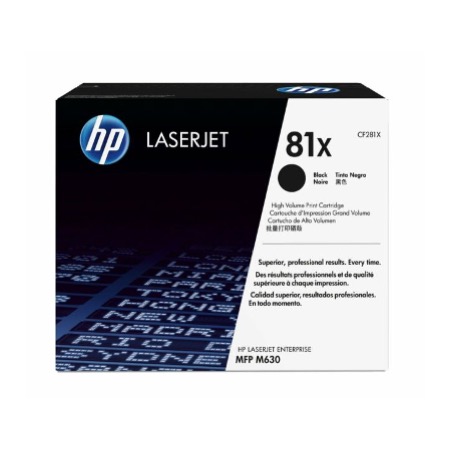 HP 81X BLACK LASERJET TONER CARTRIDGE 
