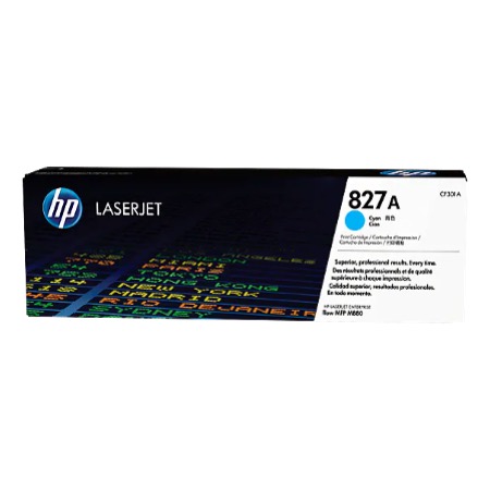 HP 827A CYAN LJ TONER CARTRIDGE 