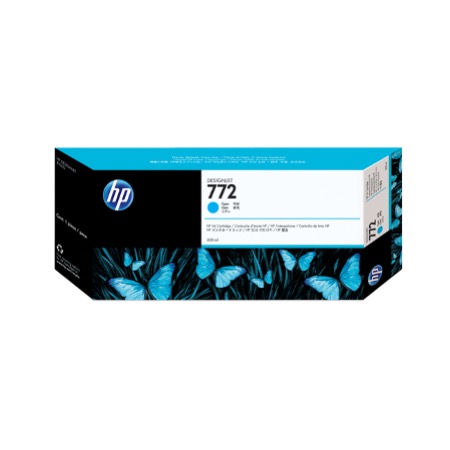HP 772 300ML CYAN DESIGNJET INK CRTG 