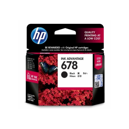 HP 678 BLACK INK CRTG 