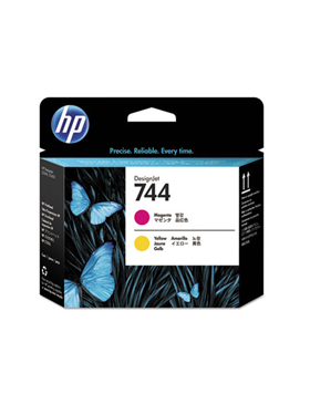 HP 744 MAGENTA AND YELLOW PRINTHEAD 