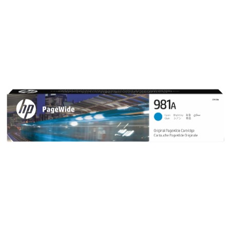 HP 981A CYAN ORIGINAL PAGEWIDE CRTG 