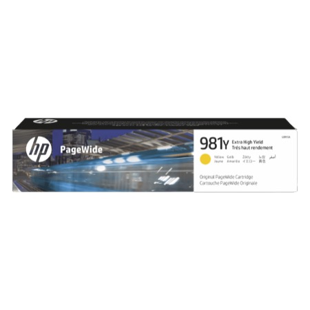 HP 981Y YELLOW ORIGINAL PAGEWIDE CRTG 