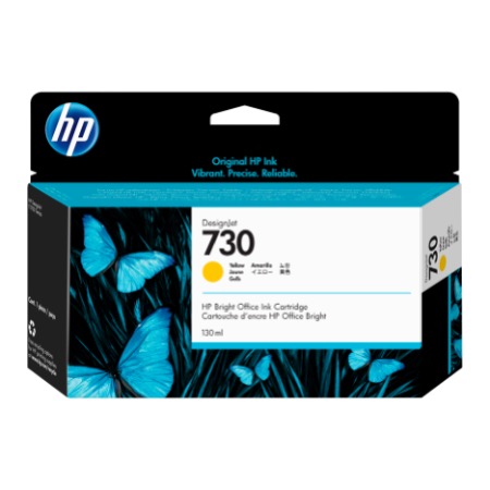 HP 730 130-ML YELLOW INK CARTRIDGE 