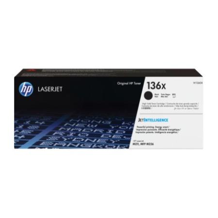 HP 136X BLACK LASER TONER CARTRIDGE 