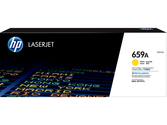 HP 659A YELLOW LASERJET TONER CARTRIDGE 