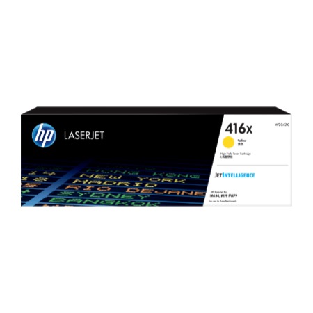 HP 416X YELLOW LASERJET TONER CARTRIDGE 