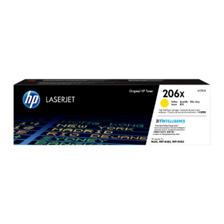 HP 206X YELLOW LASERJET TONER CARTRIDGE 