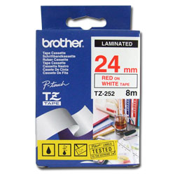 BROTHER LAMINATED TAPE 24MM.PT1650/2300/ 2700(R/W)