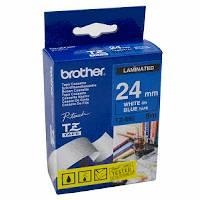 BROTHER 24 MM. TAPE FOR PT1650/1830/2300 /2700(WHITE /NAVY)